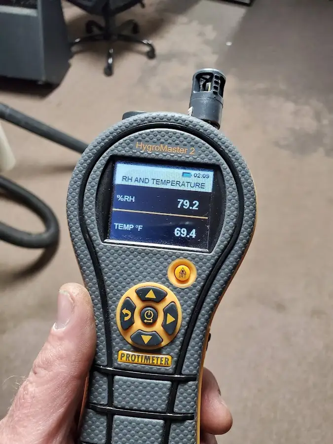 Moisture meter humidity assessment for Fire & Smoke Damage Restoration in Monroe